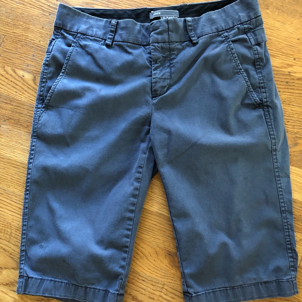 vince cotton shorts size 0